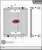 AHE 114.073/O Radiator, engine cooling